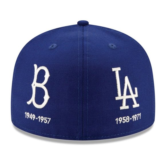 New Era LA Dodgers Logo Progression 59FIFTY Fitted Hat - Picture 6 of 7